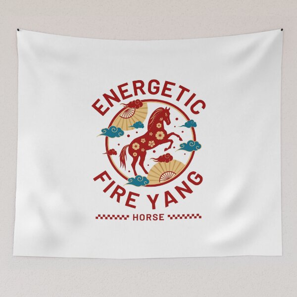 Item preview, Energetic fire yang horse designed and sold by Peerless-Prime.