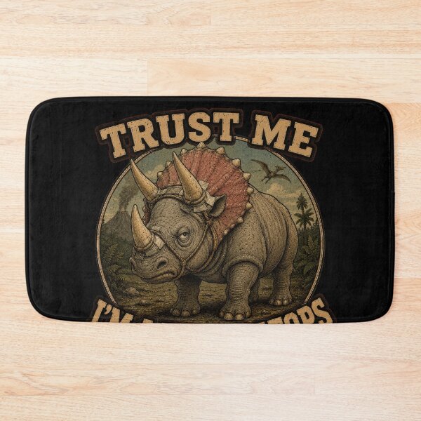 Item preview, Trust Me Im a Triceratops Funny Dino designed and sold by Retr0Tshirts.