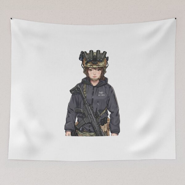 Item preview, Tactical NVG Girl - Night Operations Aesthetic designed and sold by RAWLIFEGRAPHIC.