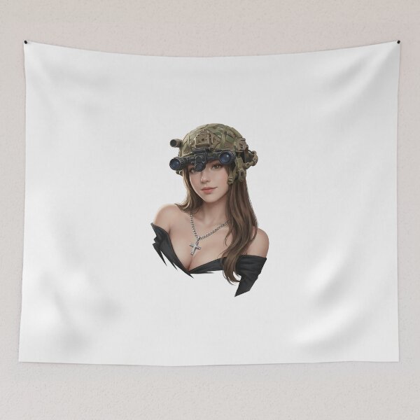 Item preview, Tactical NVG Girl - Night Operations Aesthetic designed and sold by RAWLIFEGRAPHIC.