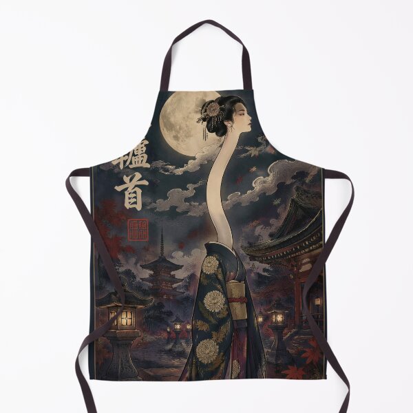 Item preview, Rokurokubi Yokai Art – Long Neck Ghost Woman from Japanese Folklore designed and sold by kaxymax.