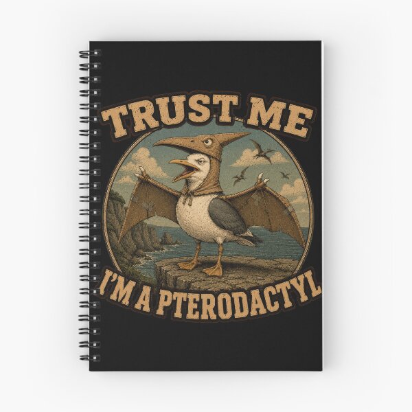 Item preview, Trust Me Im a Pterodactyl Funny Dino designed and sold by Retr0Tshirts.