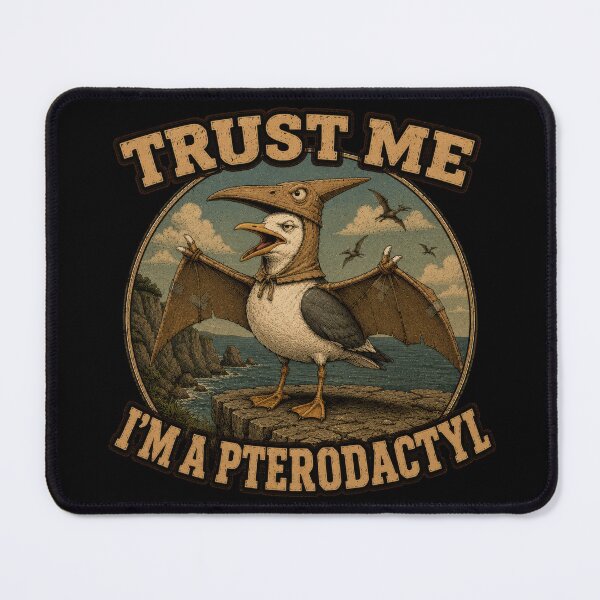 Item preview, Trust Me Im a Pterodactyl Funny Dino designed and sold by Retr0Tshirts.