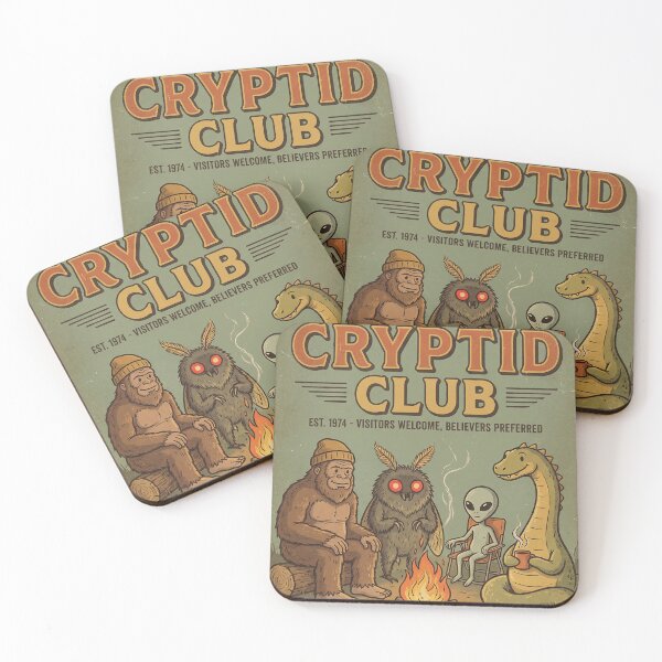 Item preview, Cryptid Campfire Club designed and sold by DreamCapsules.