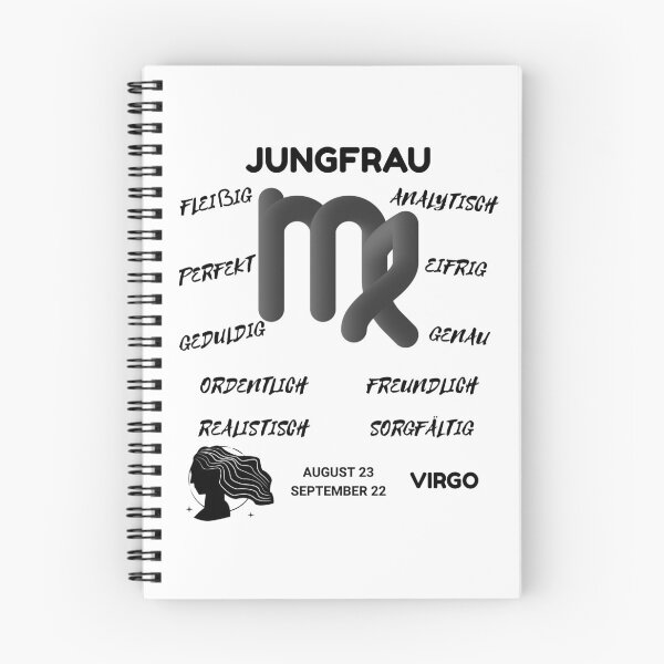 Item preview, Virgo Zodiac Sign Astrology Symbol Jungfrau Horoscope - DE (Light Version) designed and sold by ZODIARA.