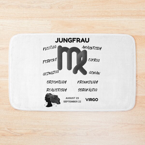Item preview, Virgo Zodiac Sign Astrology Symbol Jungfrau Horoscope - DE (Light Version) designed and sold by ZODIARA.