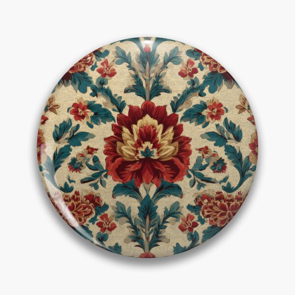 Item preview, Decoupage Vintage Damask Flowers Mystical Victorian Bright Carpet designed and sold by GrinGalore.