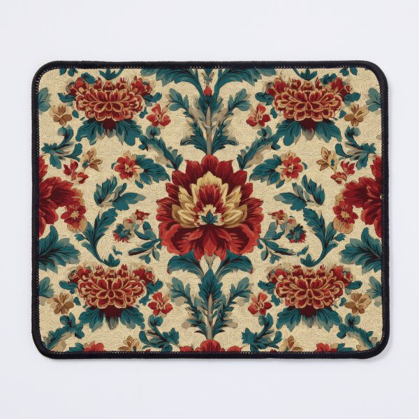 Item preview, Decoupage Vintage Damask Flowers Mystical Victorian Bright Carpet designed and sold by GrinGalore.