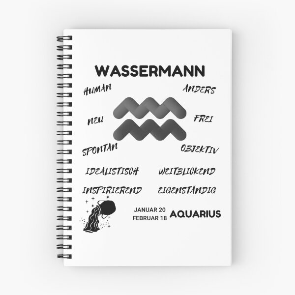 Artikelvorschau, Wassermann Sternzeichen Astrologie Symbol Aquarius Horoskop (Light Version) entworfen und verkauft von ZODIARA.