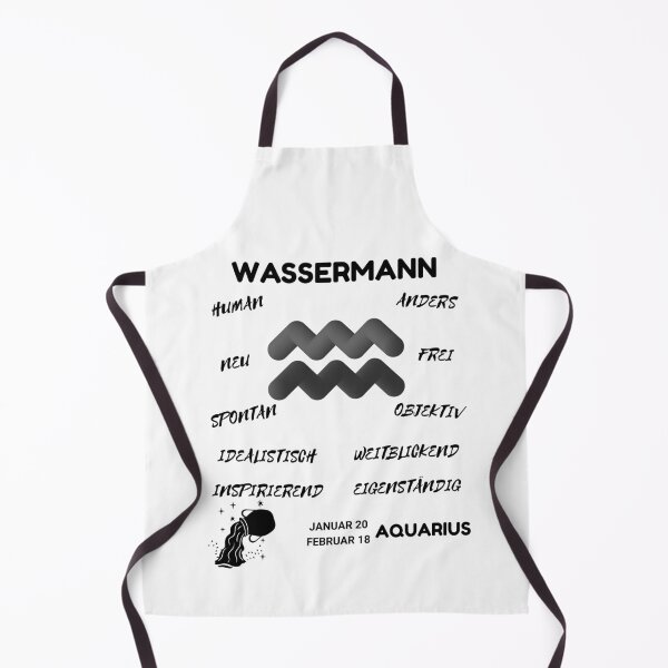 Item preview, Aquarius Zodiac Sign Astrology Symbol Wassermann Horoscope - DE (Light Version) designed and sold by ZODIARA.