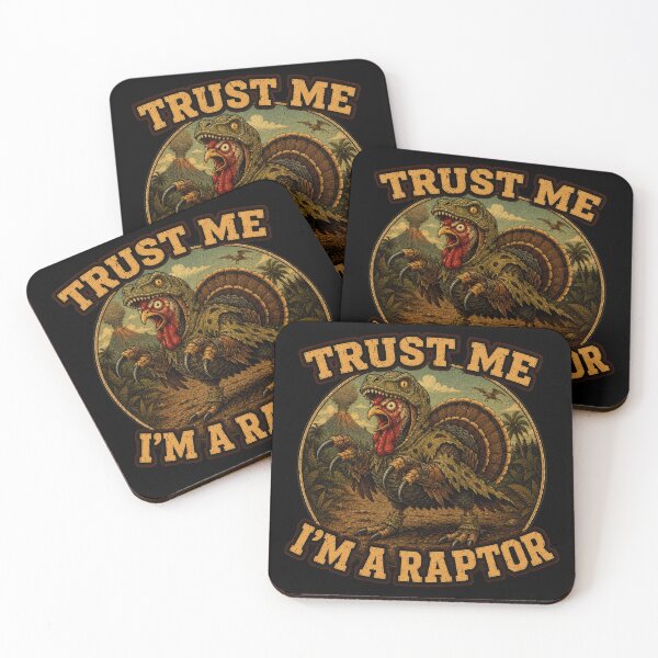 Item preview, Trust Me Im a Raptor Funny Dino designed and sold by Retr0Tshirts.