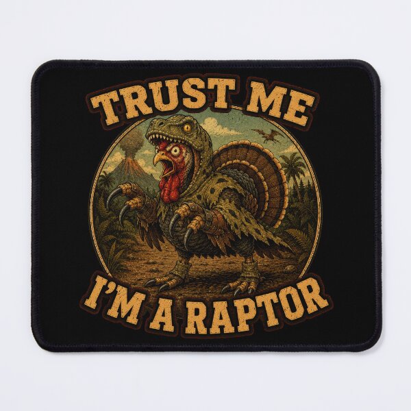 Item preview, Trust Me Im a Raptor Funny Dino designed and sold by Retr0Tshirts.
