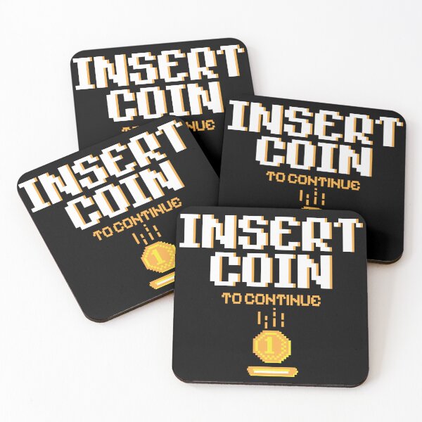 Item preview, Insert Coin To Continue. White designed and sold by BorysMano.