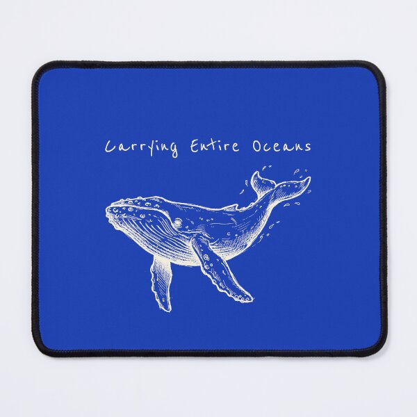 Item preview, Carrying Entire Oceans | Minimal Whale Ocean Illustration designed and sold by Lumi-Bloom.