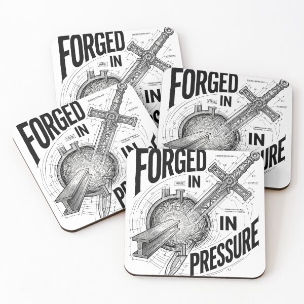 Item preview, Forged In Pressure Strength Mindset Shirt designed and sold by Origon Prints.