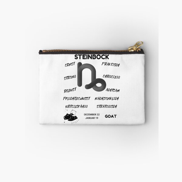 Item preview, Capricorn Zodiac Sign Astrology Symbol Steinbock Horoscope - DE (Light Version) designed and sold by ZODIARA.