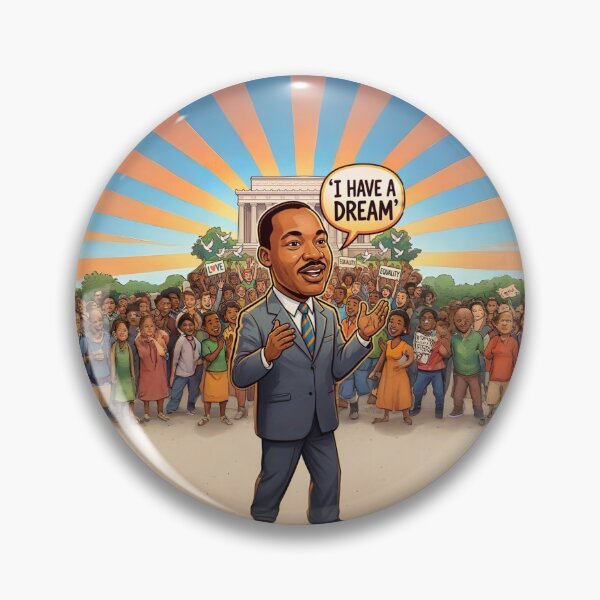 Item preview, Martin Luther King Jr I Have A Dream Cartoon Civil Rights Design designed and sold by yachstudio.