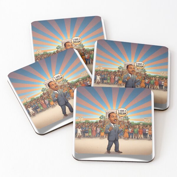 Item preview, Martin Luther King Jr I Have A Dream Cartoon Civil Rights Design designed and sold by yachstudio.