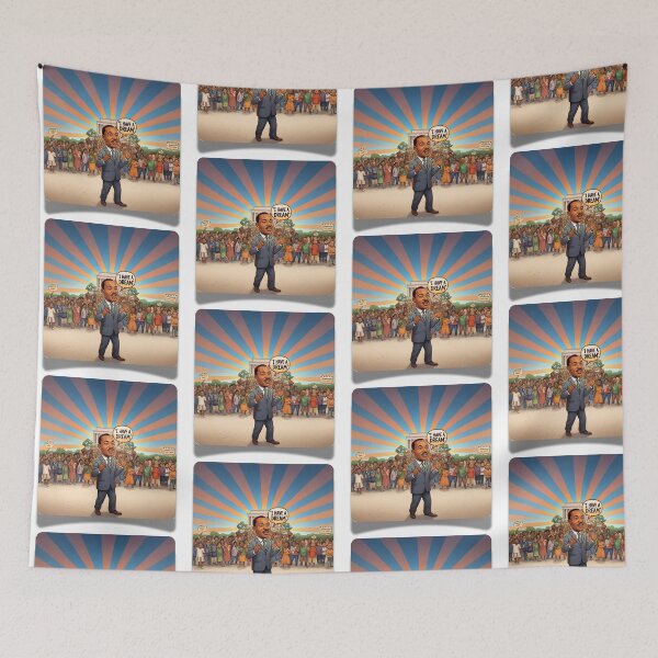 Item preview, Martin Luther King Jr I Have A Dream Cartoon Civil Rights Design designed and sold by yachstudio.