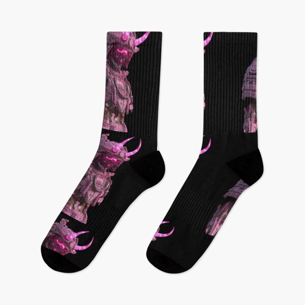 Item preview, Cyberpunk Samurai Pink Neon Armor Sticker designed and sold by Neo Tokio.