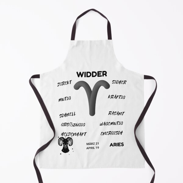 Item preview, Aries Zodiac Sign Astrology Symbol Widder Horoscope - DE (Light Version) designed and sold by ZODIARA.