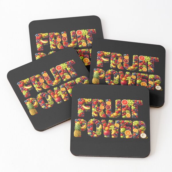 Item preview, Fruit Power – Vibrant Tropical Fruit Typography Design designed and sold by Les-Ink-Studio.