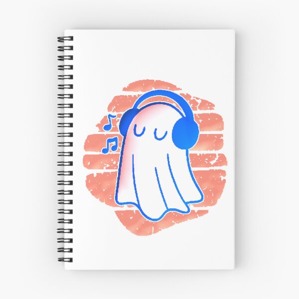 Item preview, Kawaii Ghost Music Headphones Ghost Retro designed and sold by AstronautMerch.