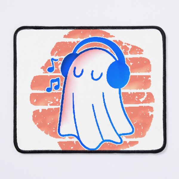 Item preview, Kawaii Ghost Music Headphones Ghost Retro designed and sold by AstronautMerch.