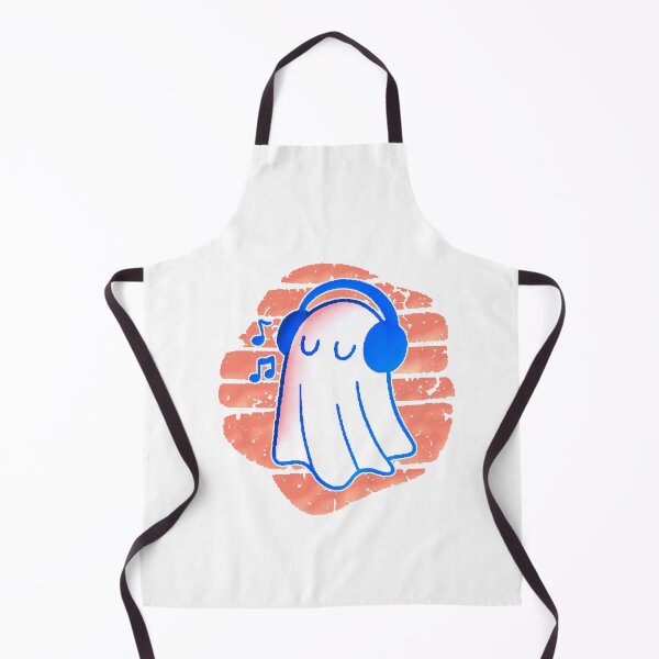 Item preview, Kawaii Ghost Music Headphones Ghost Retro designed and sold by AstronautMerch.