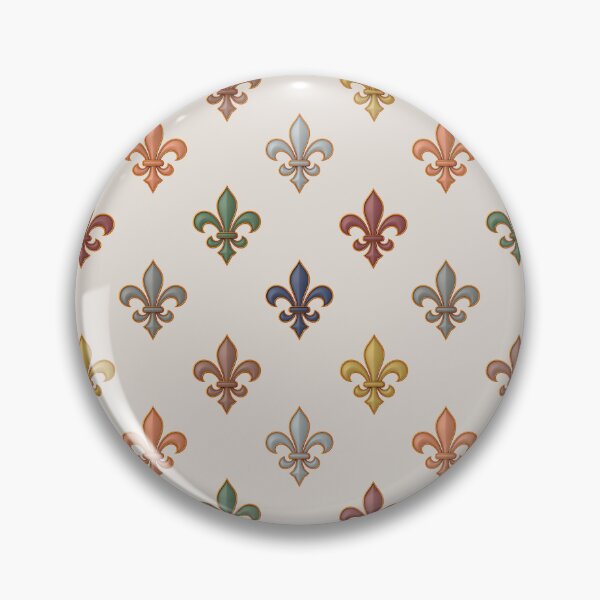 Item preview, Light Autumn Forest Fleur-de-lis Pattern Design  designed and sold by PatternTitan.