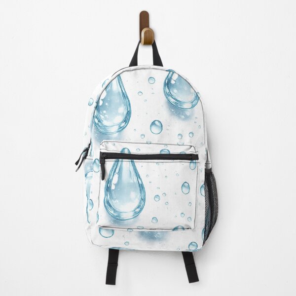 Item preview, Celestial Water Droplets on Midnight Sky – Ethereal Cosmic Raindrop Art Print designed and sold by Hookesmode.
