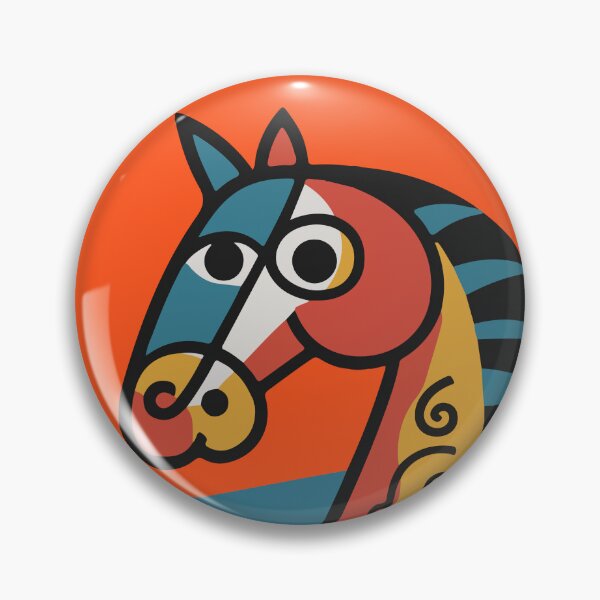 Item preview, Cubist Horse Spirit – Modern Geometric Equine Art designed and sold by Lifer Art and Design.