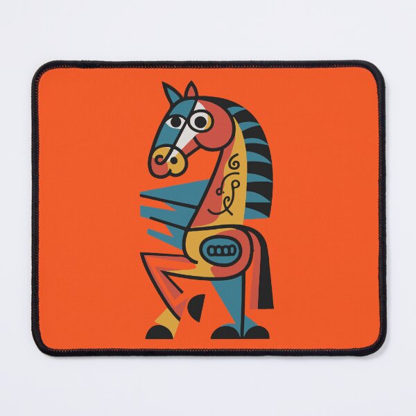 Item preview, Cubist Horse Spirit – Modern Geometric Equine Art designed and sold by Lifer Art and Design.