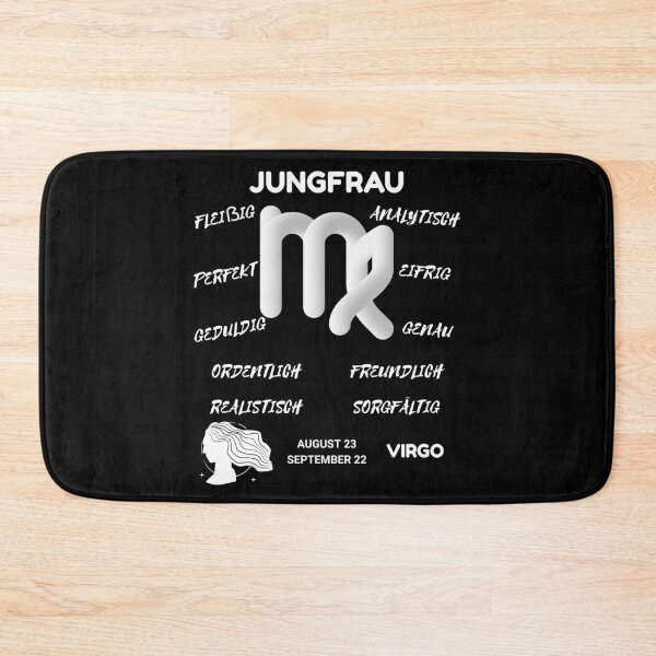 Item preview, Virgo Zodiac Sign Astrology Symbol Jungfrau Horoscope - DE (Dark Version) designed and sold by ZODIARA.