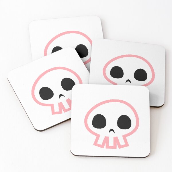Item preview, Pink Skull Kawaii Skull Pastel Goth Cute designed and sold by AstronautMerch.