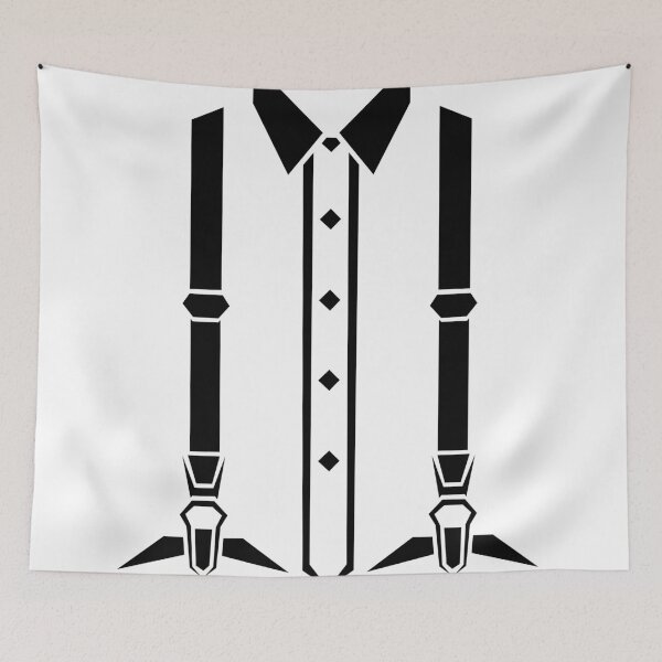 Item preview, Geometric Formal Shirt With Suspenders and Tie designed and sold by quibrak.