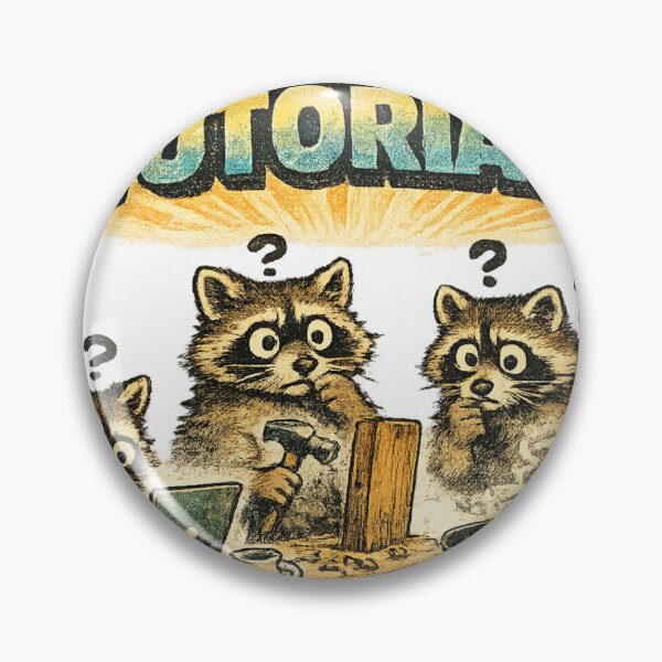 Item preview, This Wasn't In The Tutorial Funny Raccoon Meme Sticker designed and sold by irfanshikh.