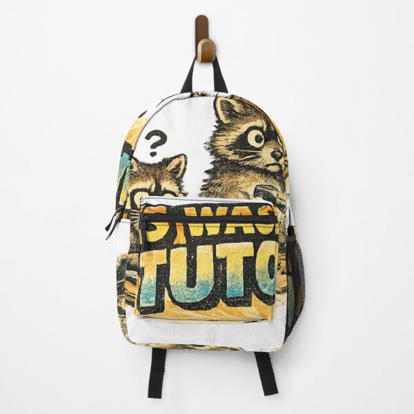 Item preview, This Wasn't In The Tutorial Funny Raccoon Meme Sticker designed and sold by irfanshikh.