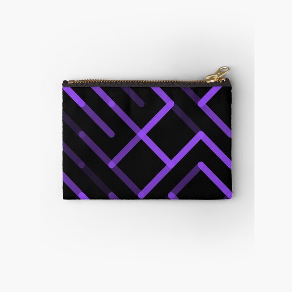 Item preview, Neon Purple Cyber Labyrinth Geometric Abstract Pattern designed and sold by creativerooney.