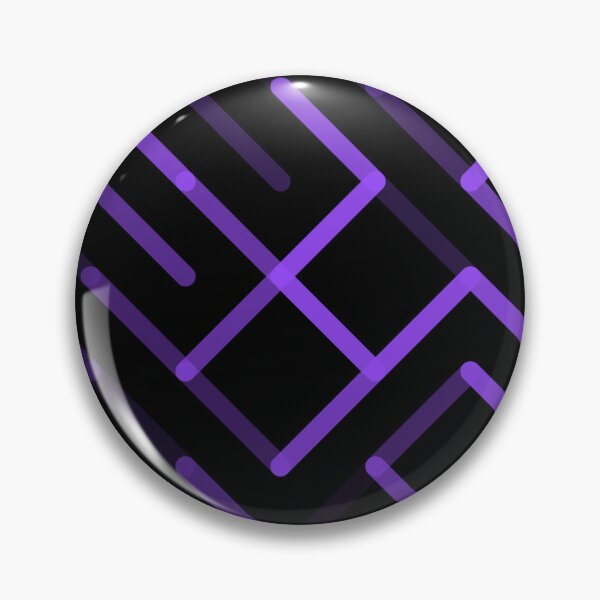 Item preview, Neon Purple Cyber Labyrinth Geometric Abstract Pattern designed and sold by creativerooney.