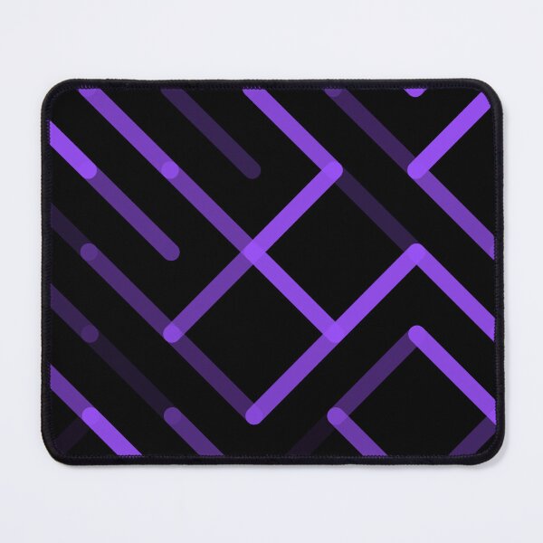 Item preview, Neon Purple Cyber Labyrinth Geometric Abstract Pattern designed and sold by creativerooney.