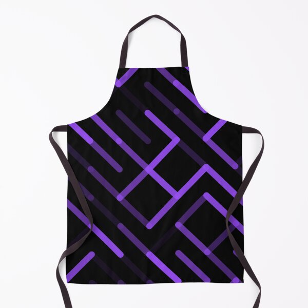 Item preview, Neon Purple Cyber Labyrinth Geometric Abstract Pattern designed and sold by creativerooney.