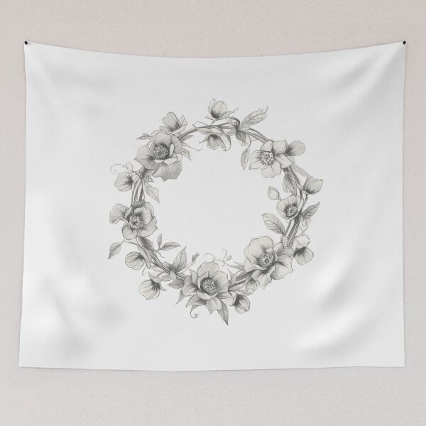Item preview, Florar wreath designed and sold by uunaa.