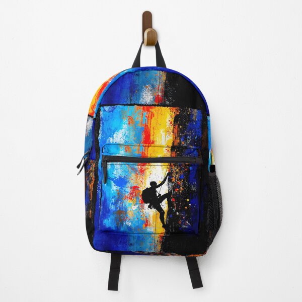 Item preview, Abstract Rock Climber Vertical Ascent Art designed and sold by PlanetEye Designs.