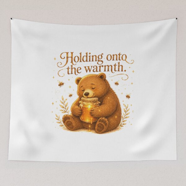 Item preview, Honey Bear Golden Hour Sunflower Sunset Quotes designed and sold by AQUILAKREO.