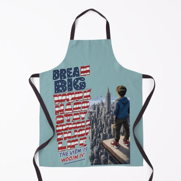 Item preview, Dream Big Work Hard Stay Humble Enjoy Life Motivation Cartoon designed and sold by mr.bardook.