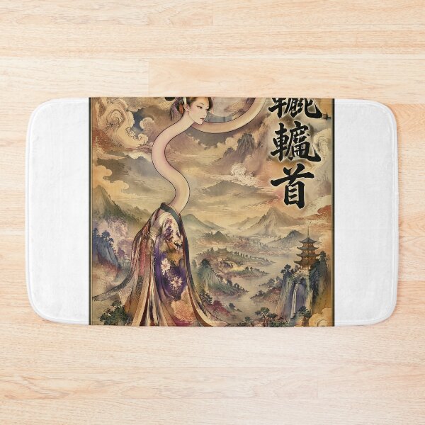Item preview, Rokurokubi Japanese Folklore – Long Neck Yokai in Traditional Japanese Art Style designed and sold by kaxymax.