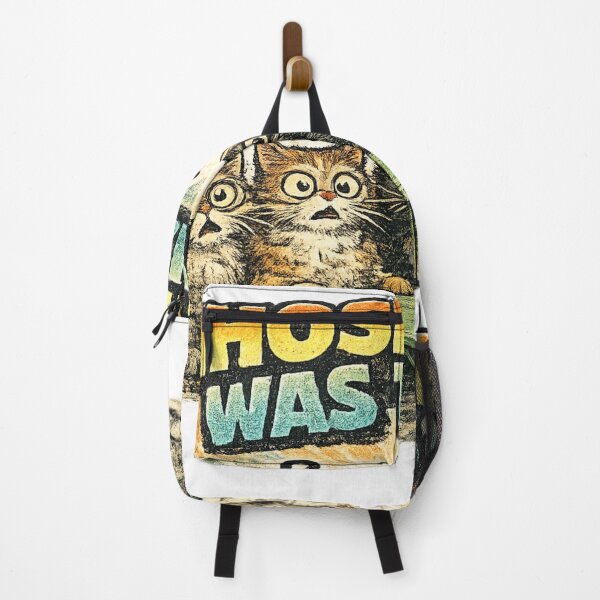 Item preview, Whose Idea Was This Funny Cat Meeting Meme Sticker designed and sold by irfanshikh.