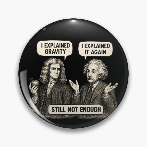 Item preview, I Explained Gravity I Explained It Again Funny Newton Einstein Shirt designed and sold by Ajdaprint.