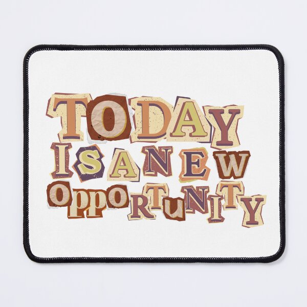 Item preview, Today Is A New Opportunity Vintage Motivational Quote Sticker | Retro Positive Mindset Design designed and sold by Art IN Pack.